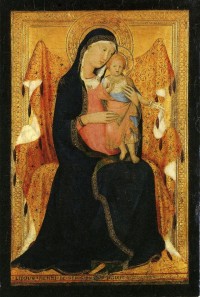 Lippo Memmi: Thronende Madonna. Um 1320-22