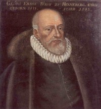 Porträt Graf Georg Ernst von Henneberg
