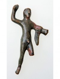 Bronze-Statuette, etruskisch: Hercle. 5.-3. Jahrhundert v. Chr.